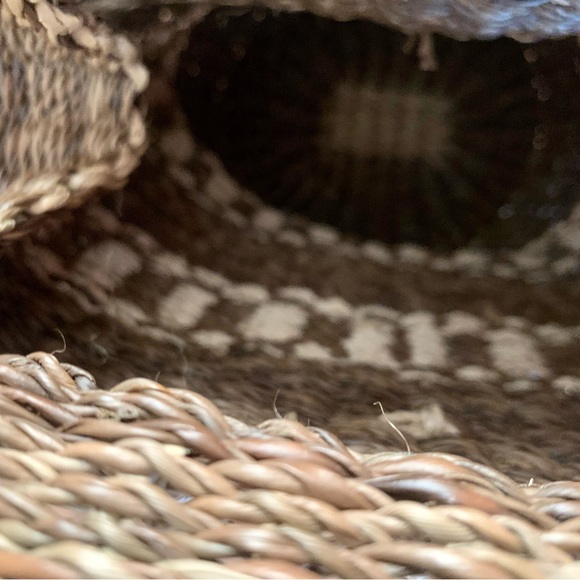 Woven Backpack Bag Boho Beach Bohemian Bucket Shoulder Bag - Picture 5 of 5